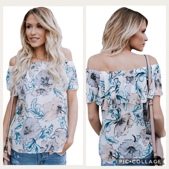 ‼️Last One‼️🍃Off Shoulder Top🍃 - Picture 5 of 8